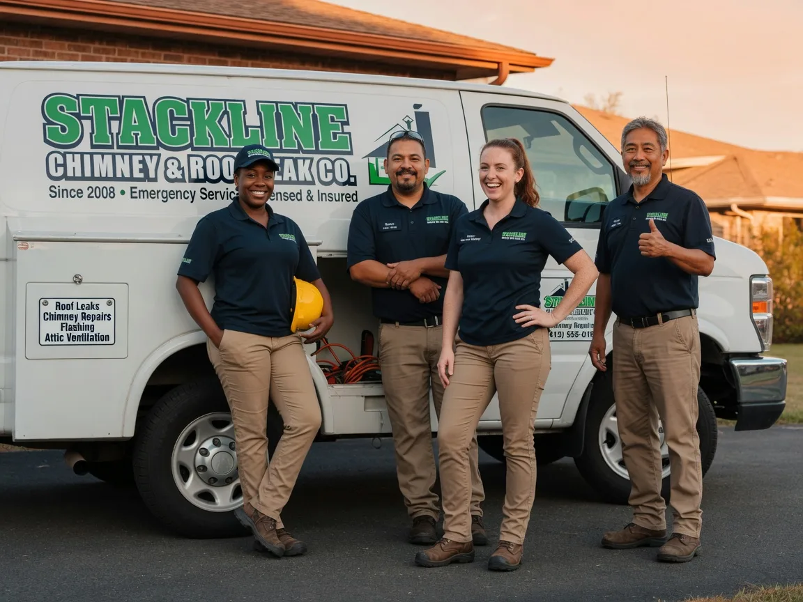 Chimney flashing repair company in Foster, OR
